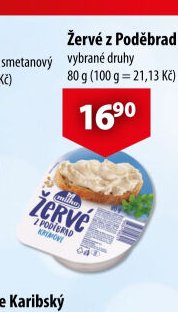 Žervé z Poděbrad vybrané druhy 80 g