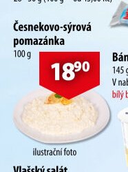 Česnekovo-sýrová pomazánka