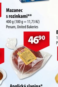 Mazanec s rozinkami