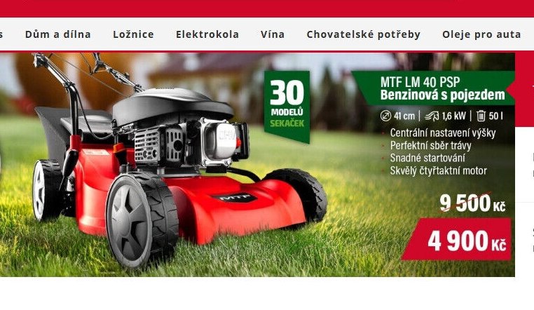 MTF LM 40 PSP Benzínová sekačka s pojezdem