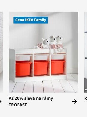 Až 20% sleva na rámy TROFAST