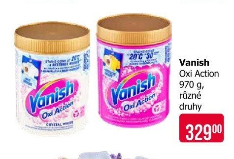 Vanish Oxi Action 970 g, různé druhy