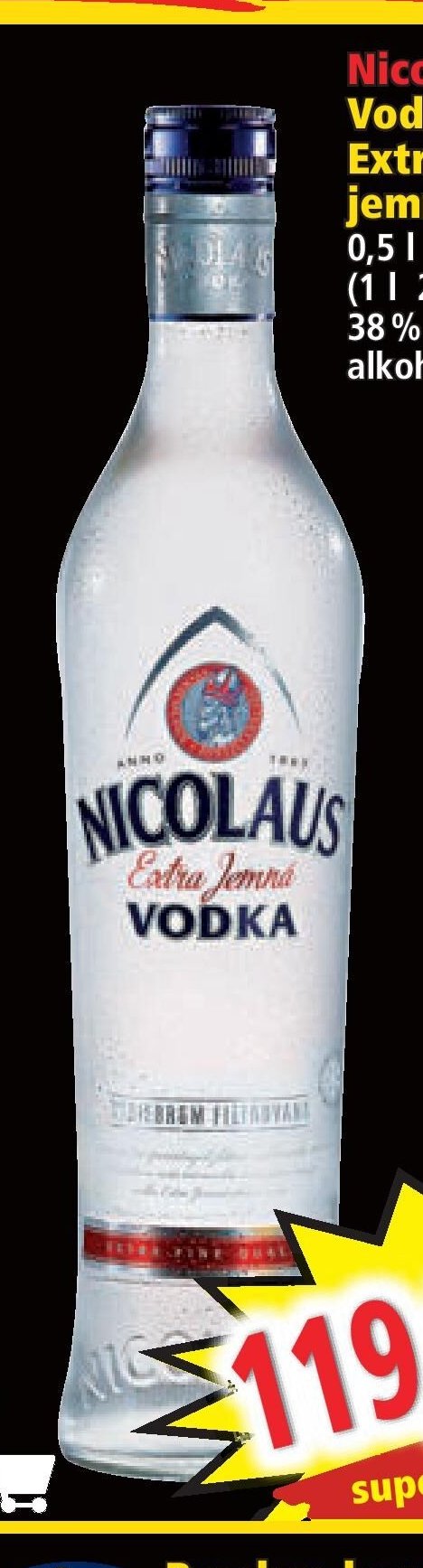 Nicolaus Vodka Extra jemná