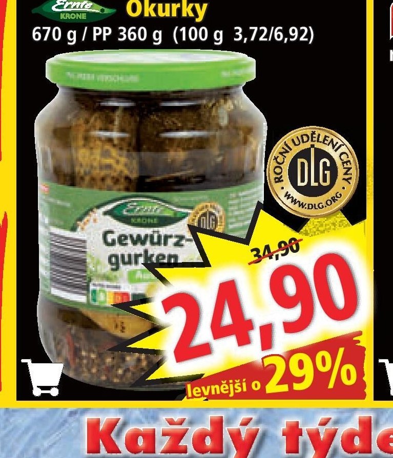 Ernte Okurky