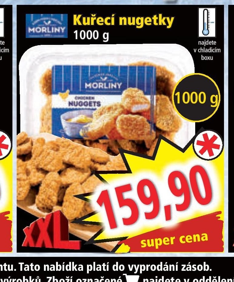 Morliny Kuřecí nugetky