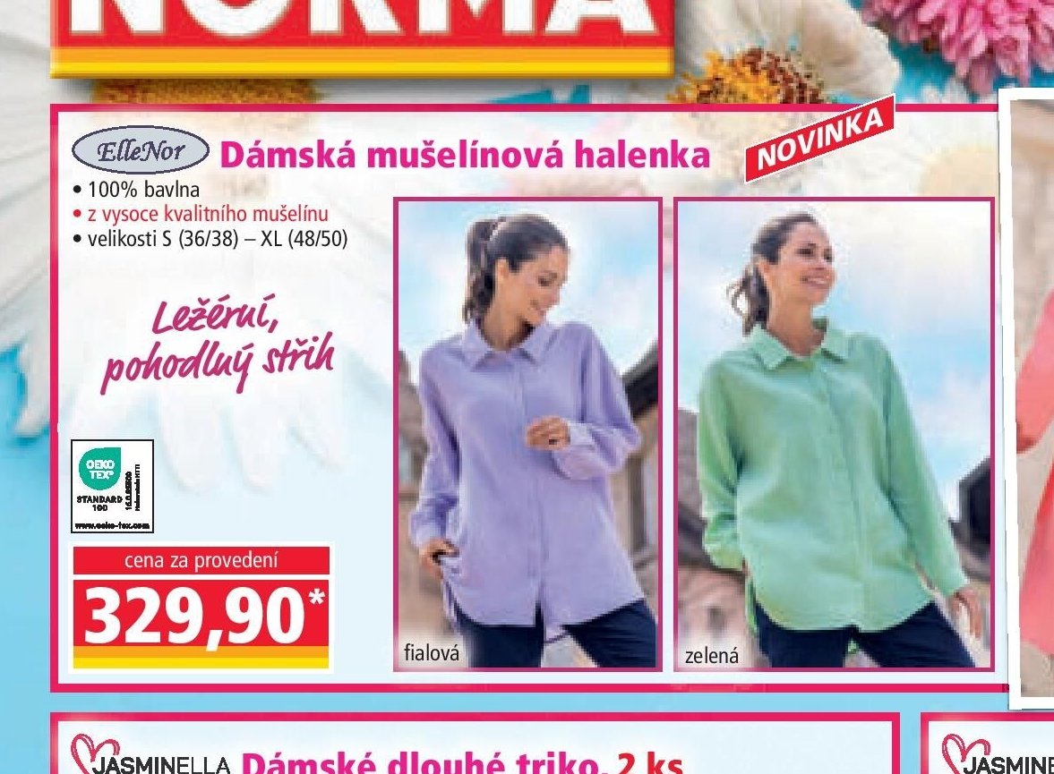 Dámská mušelínová halenka