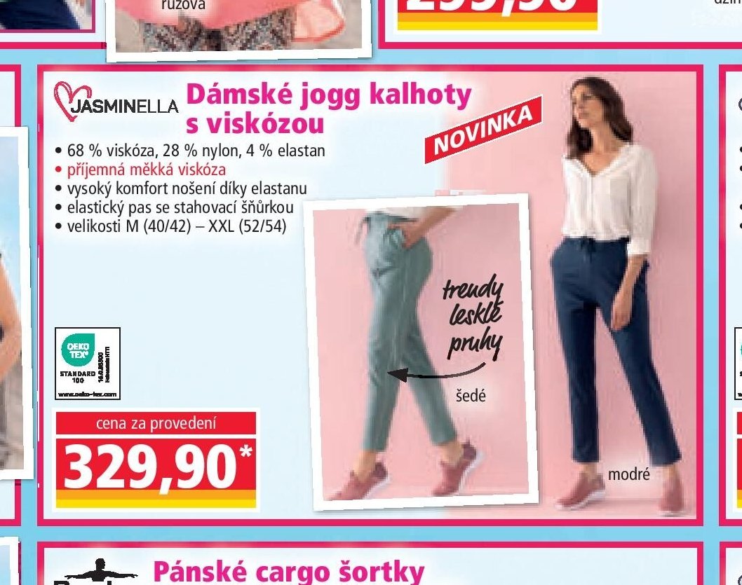 Dámské jogg kalhoty s viskózou