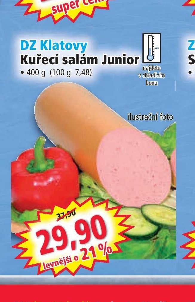 DZ Klatovy Kuřecí salám Junior