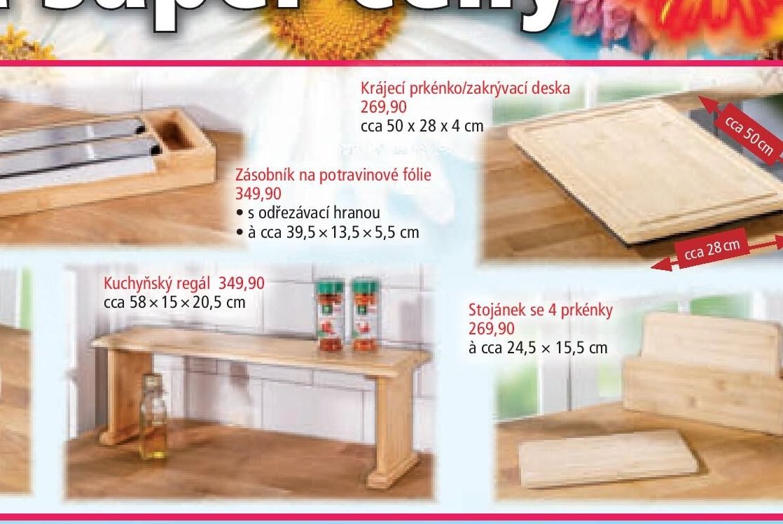 Krájecí prkénko/zakrývací deska