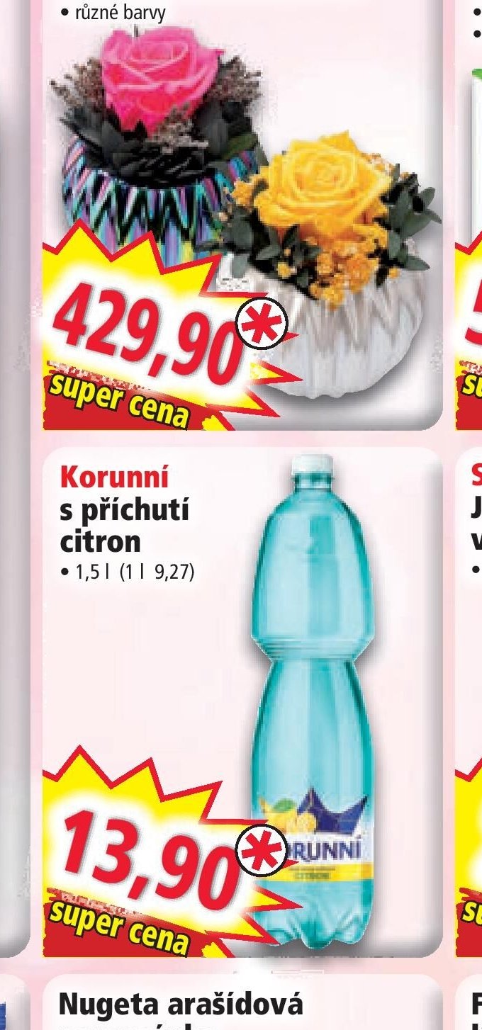 Aranže perla se stabilizovanou růží