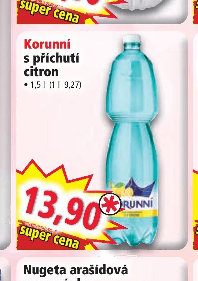 Korunní s příchutí citron
