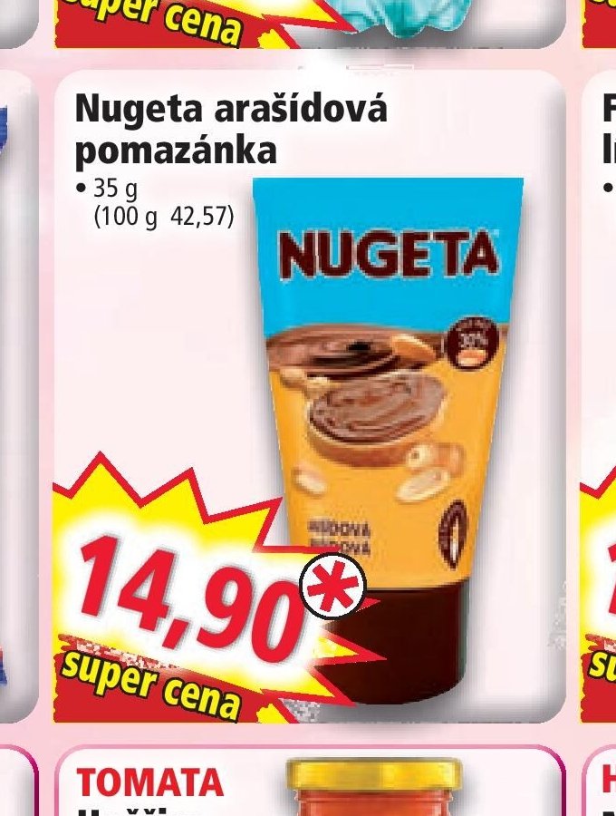 Nugeta arašídová pomazánka