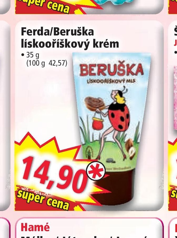 Ferda/Beruška lískooříškový krém