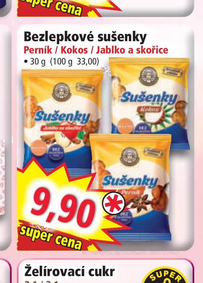 Bezlepkové sušenky