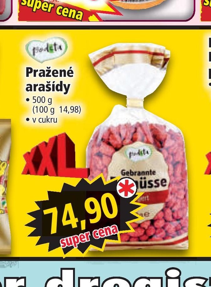 Pražené arašídy