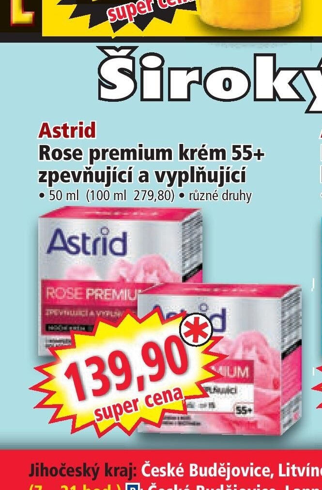 Astrid Rose premium krém 55+