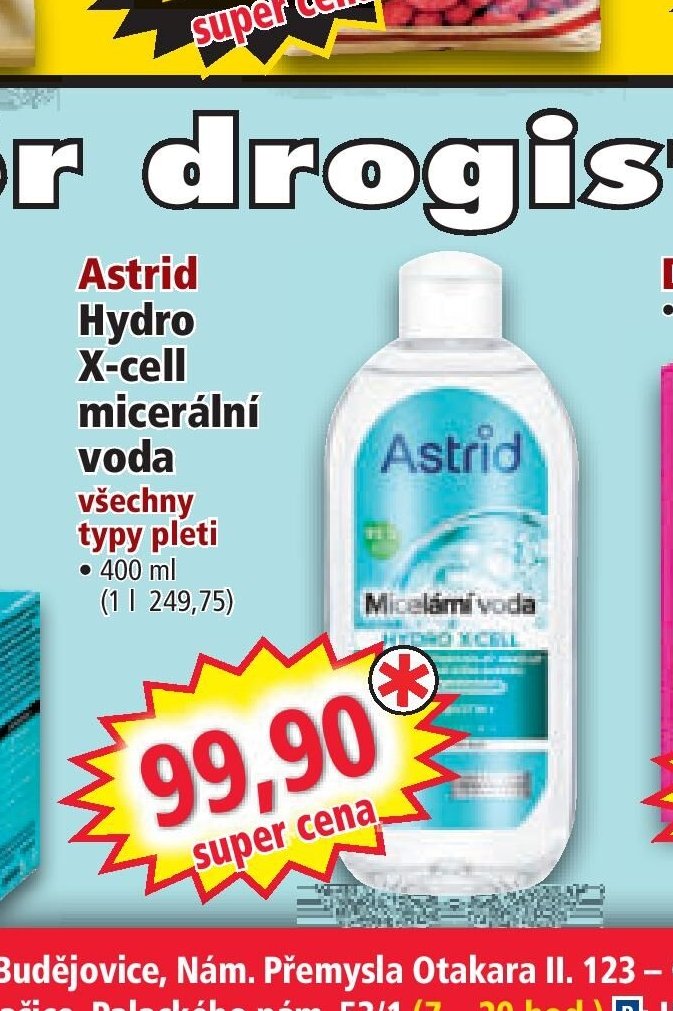 Astrid Hydro X-cell micerální voda