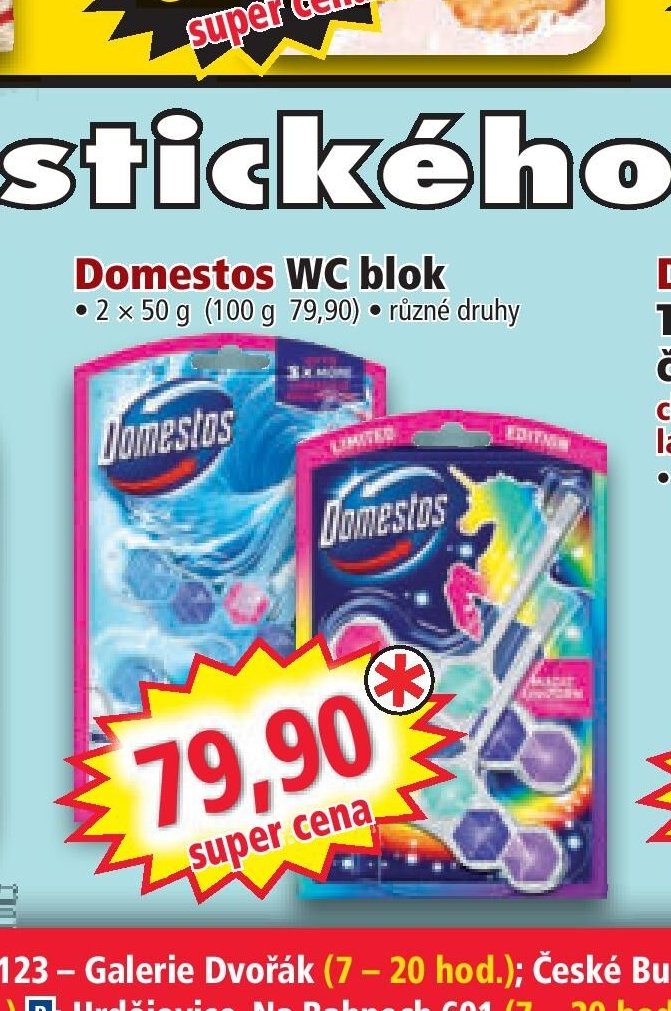 Domestos WC blok