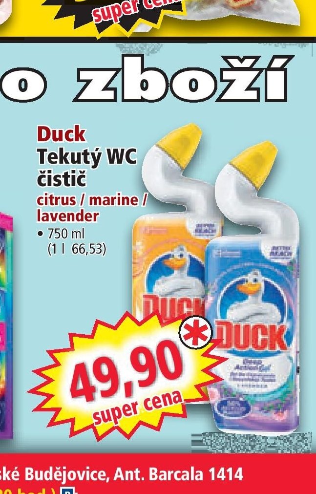 Duck Tekutý WC čistič
