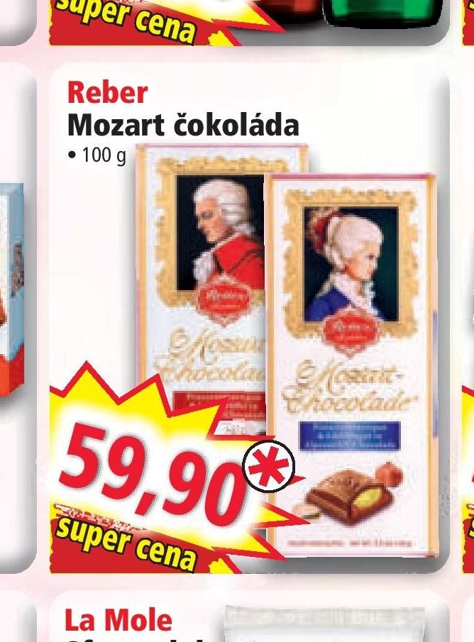 Reber Mozart čokoláda