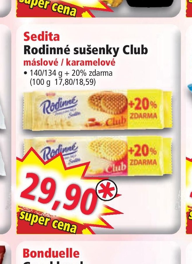 Sedita Rodinné sušenky Club