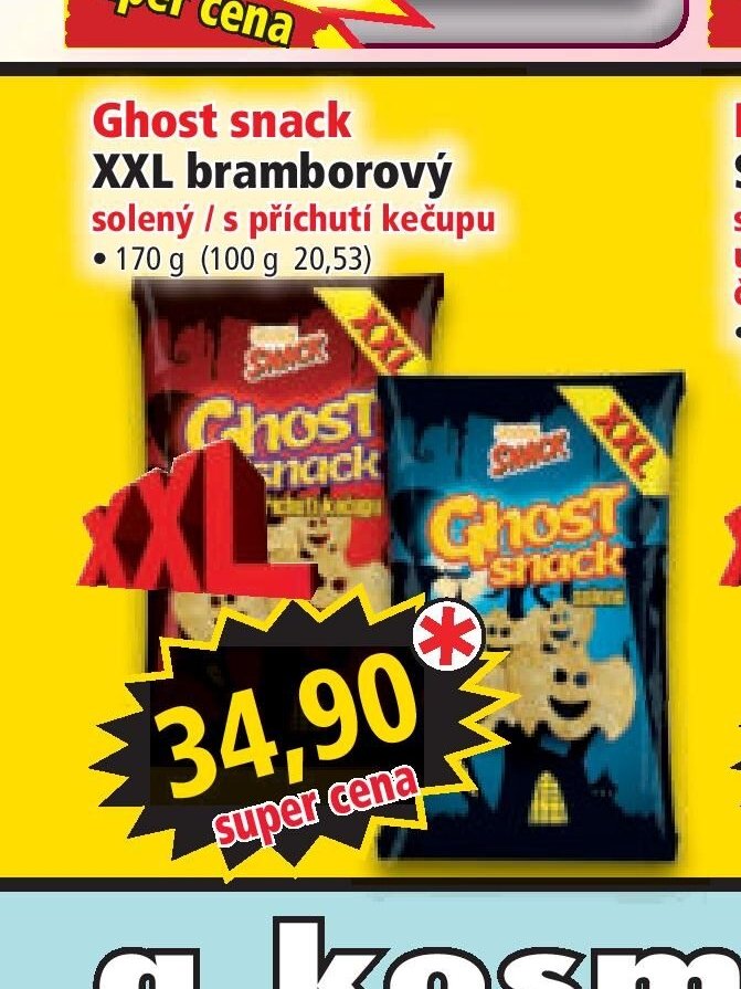 Ghost snack XXL bramborový