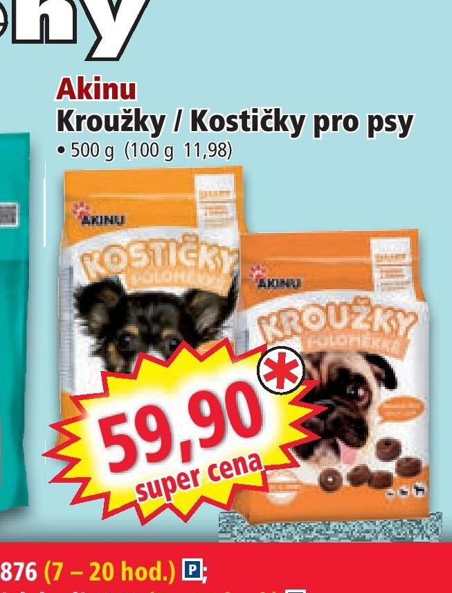 Akinu Kroužky / Kostičky pro psy
