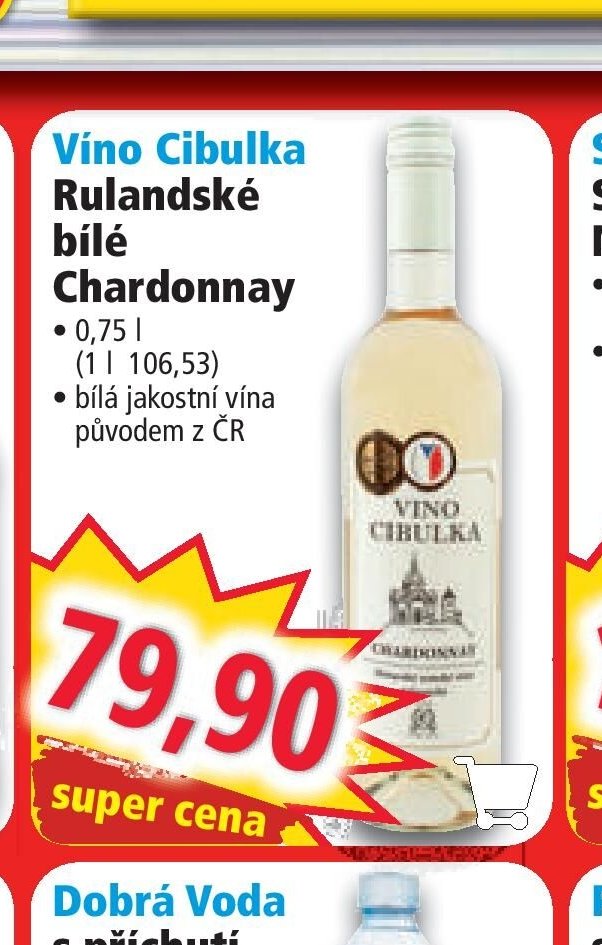 Víno Cibulka Rulandské bílé Chardonnay