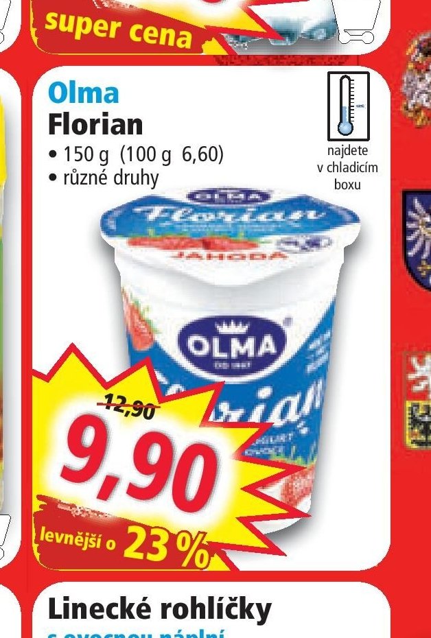 Olma Florian s ovocnou náplní