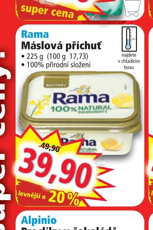 Rama Máslová příchuť