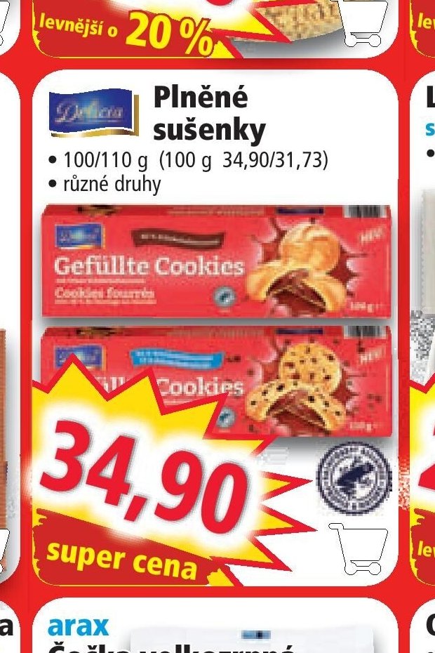 Plněné sušenky