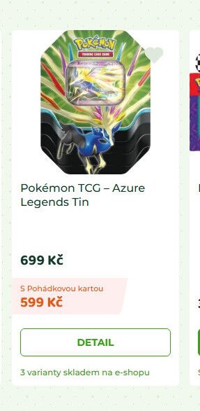 Pokemon TCG - Azure Legends Tin