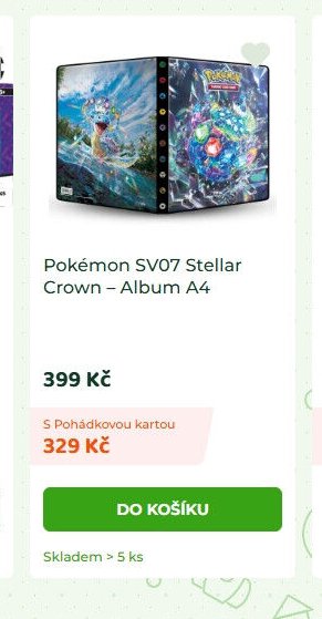 Pokemon SV07 Stellar Crown - Album A4