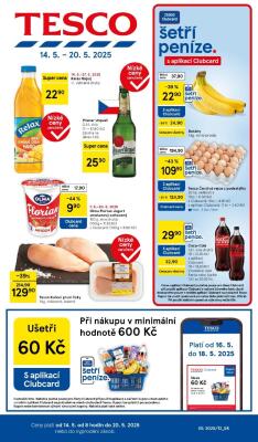 aktuální leták Tesco 14.5.2025-20.5.2025