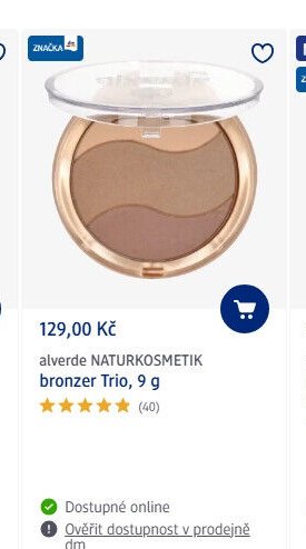 alverde NATURKOSMETIK bronzer Trio, 9 g