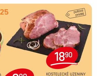 Kostelecké uzeniny uzená vepřová krkovice bez kosti