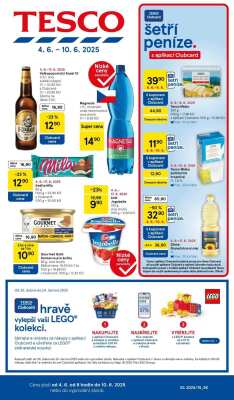 aktuální leták Tesco 4.6.2025-10.6.2025