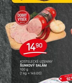 Kostelecké uzeniny Šunkový salám