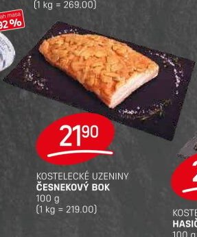 Kostelecké uzeniny Česnekový bok