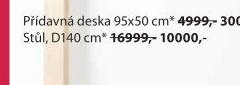 Stůl, D140 cm