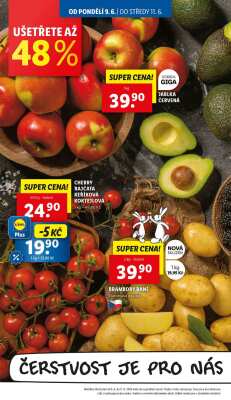 aktuální leták Lidl 9.6.2025-11.6.2025