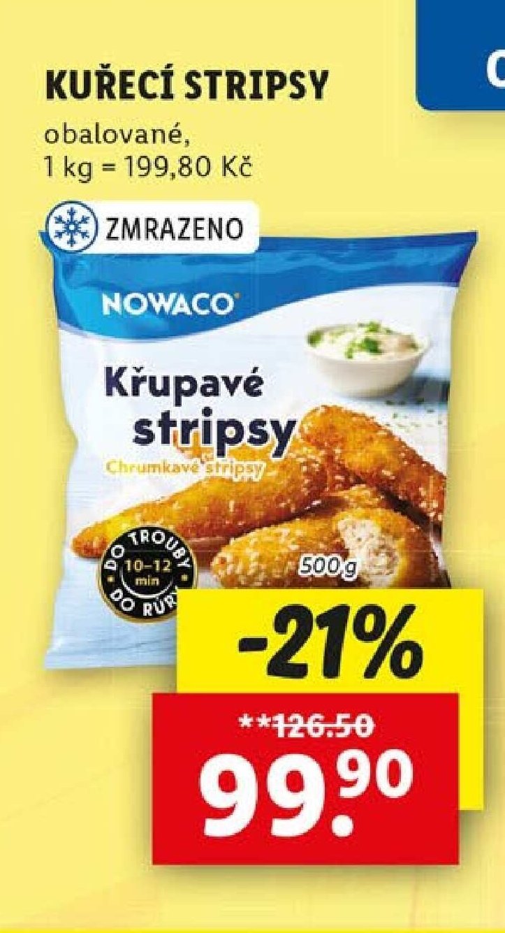Kuřecí stripsy Nowaco