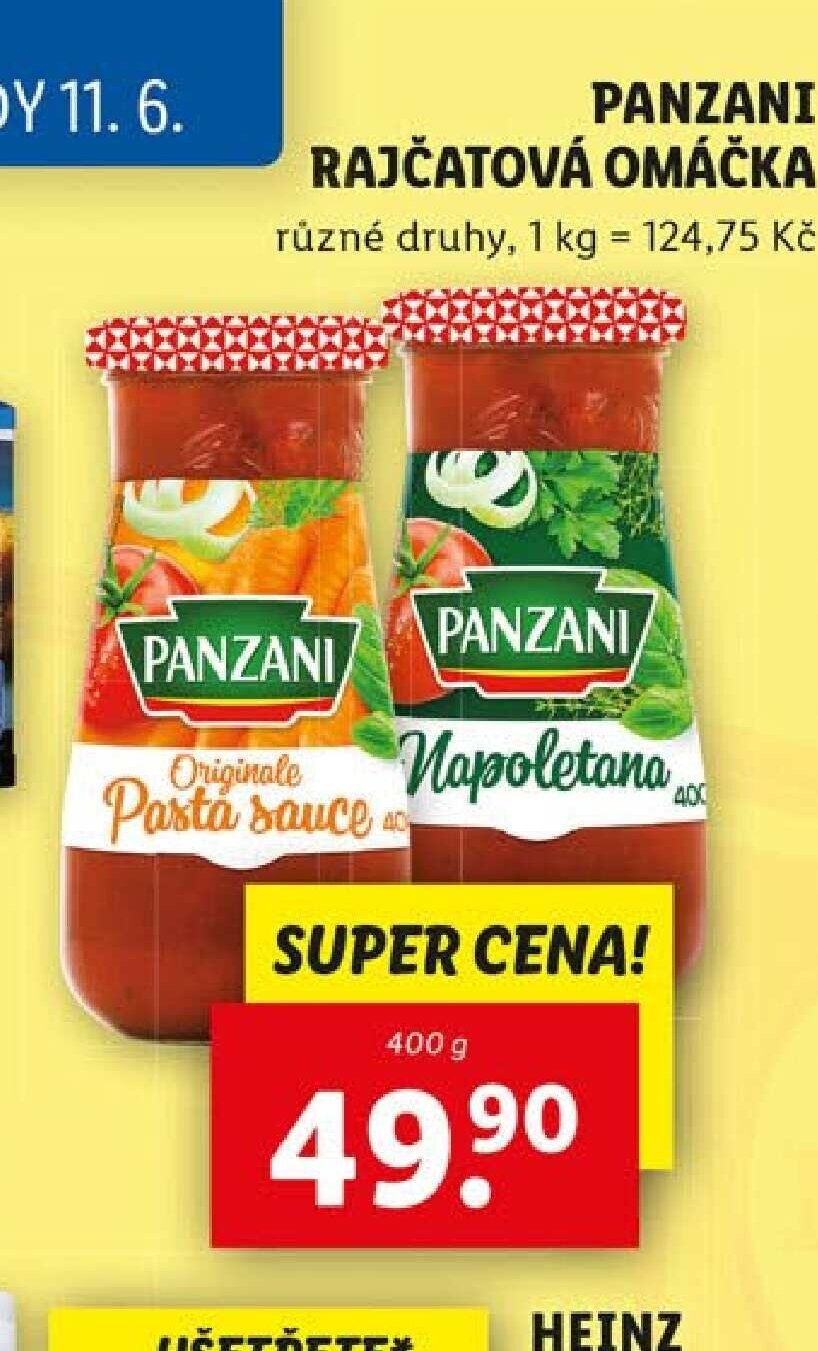 Panzani rajčatová omáčka