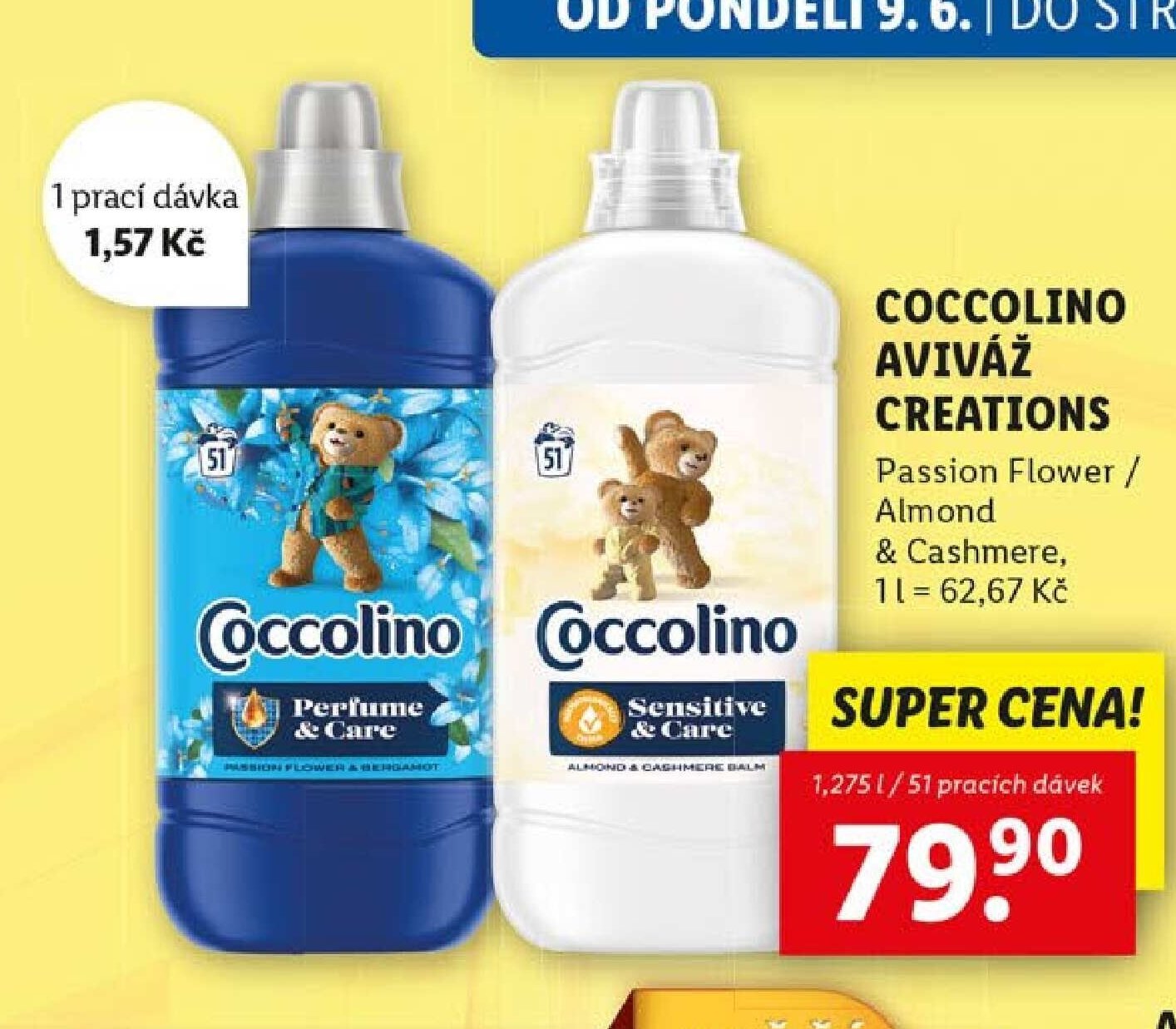 Coccolino aviváž Creations
