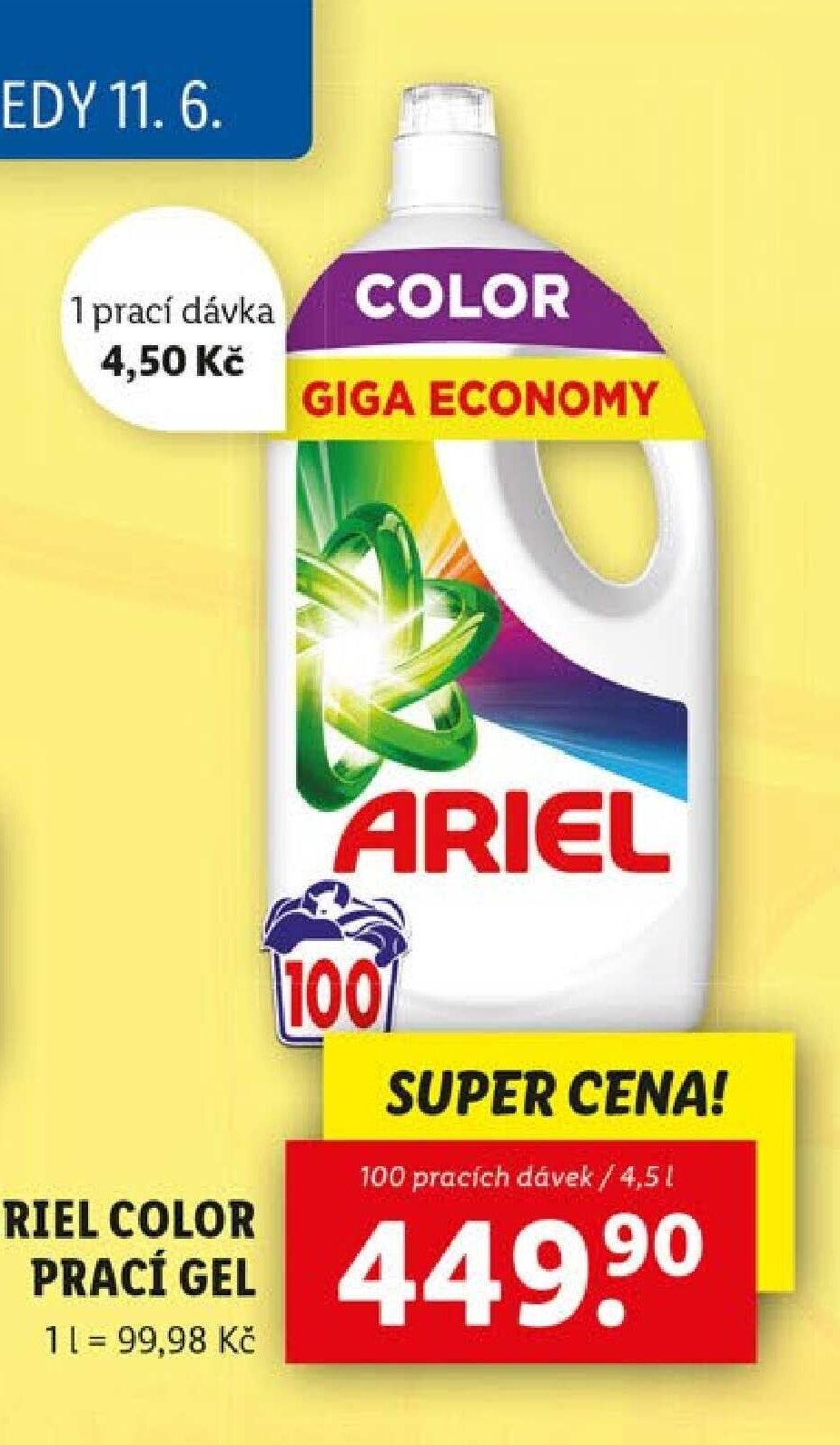 Ariel Color prací gel