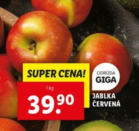 Jablka červená