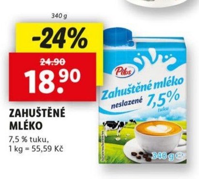 ZAHUŠTĚNÉ MLÉKO
