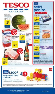 aktuální leták Tesco 11.6.2025-17.6.2025