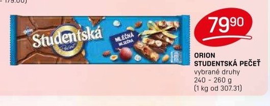 ORION STUDENTSKÁ PEČEŤ