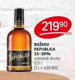 BOŽKOV REPUBLICA 33-38%